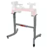 D460UG - Socle pour petits tours à bois - Longueur 620 à 965 mm - Hauteur réglable - 3