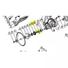 SCHEPPACH - Arbre de transmission pour scie à onglet radiale HM81LXU et HM216 - 2