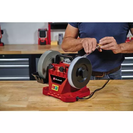 TC-WG 200 - Affûteuse à eau Meule 200 x 40 mm et accessoires - Puissance 125 W
