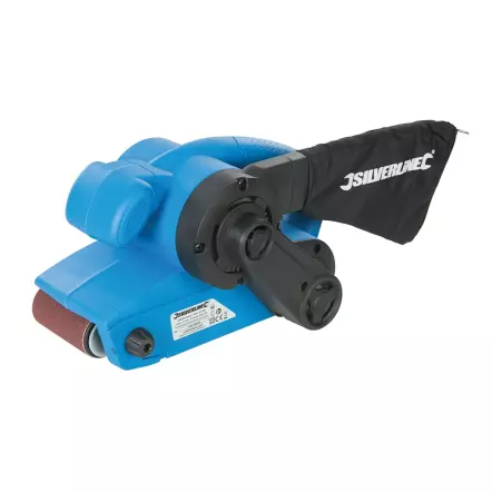 SILVERLINE - Ponceuse à bande portative - 810 W - Bande 533 x 76 mm