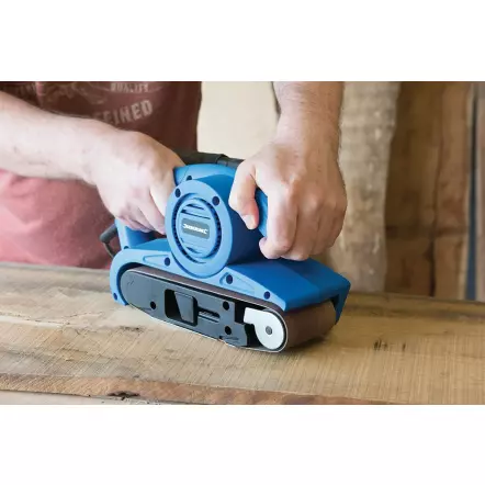 SILVERLINE - Ponceuse à bande portative - 810 W - Bande 533 x 76 mm
