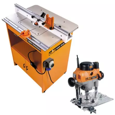 CMT - Table pour défonceuse Industrio + Défonceuse CMT7 2400 W