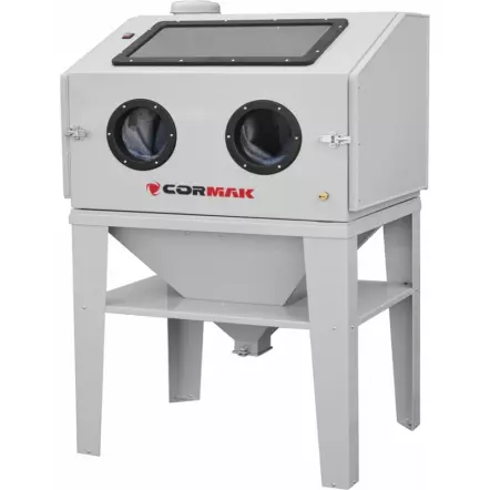 CORMAK - KDP350 Cabine de sablage à ouvertures latérales 330L