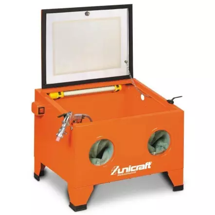 UNICRAFT - SSK 1 - Petite Cabine de Sablage pneumatique - 350 Litres / min - Volume cabine 90 Litres