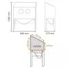 UNICRAFT - SSK 2 - Cabine de Sablage d'atelier - 350 Litres / min - Volume cabine 220 Litres - 2