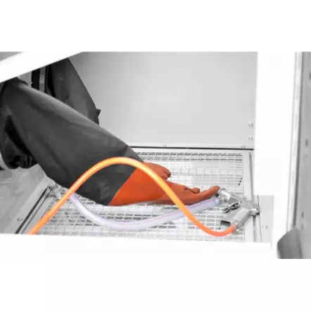 KDP220-TOP - Cabine de sablage 700 Litres / min - Ouverture supérieure - Volume Cabine 220 Litres