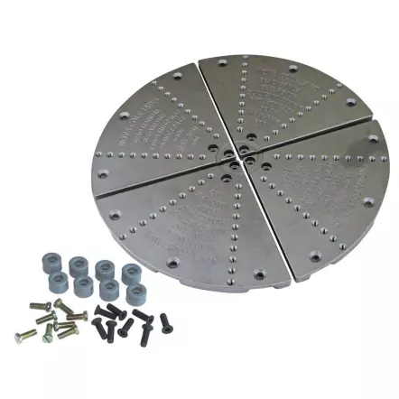 TEKNATOOL - SET XL - Mandrin TITAN 3 127 mm avec jeu de mors Titan Power 127 mm et Plateau de reprise 300 mm