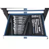 SCHEPPACH - TW1000 - Servante d'atelier 770 x 460 x 970 mm - Inclus 263 Outils - 5