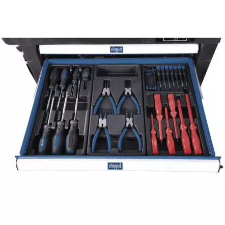 SCHEPPACH - TW1000 - Servante d'atelier 770 x 460 x 970 mm - Inclus 263 Outils