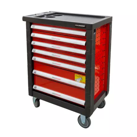 HOLZMANN - WW790W Servante d'atelier 7 tiroirs - Inclus 391 Outils