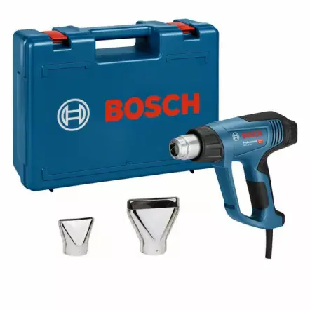 BOSCH - GHG 23-66 Décapeur thermique professionnel 230V 2300W avec écran LCD, coffret de transport et 2 buses
