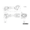 METABO - W 18 7-125 Meuleuse d'angle sans fil ø125 mm 2 batteries Li-Power (18 V/4,0 Ah) Chargeur ASC 55 metaBOX 165 L - 6
