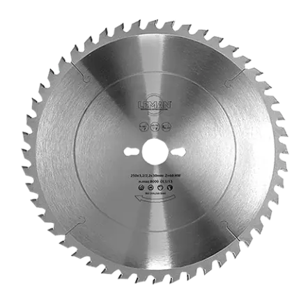 LEMAN - Lame de scie circulaire de mise à format de panneaux dérivés du bois - ø 315 x Al. 30 mm - 72 dents