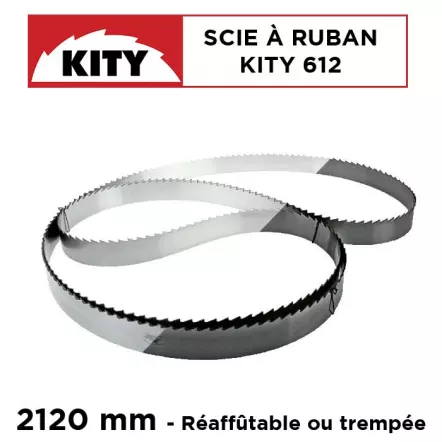 Lame de scie à ruban pour Kity 612 (longueur : 2120 mm)