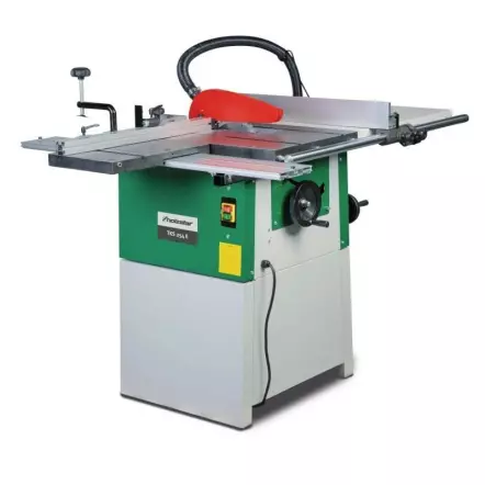 HOLZSTAR - TKS 254 E - Scie Circulaire sur table 2100 W - Hauteur de coupe 80 mm - Chariot 400 mm - 230 V