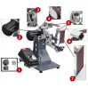 STU50 - Backstand de coutelier - Bande 1000 x 50 mm - 230V avec Moteur brushless 550W - 6