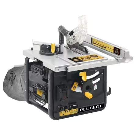 PEUGEOT-ENERGYSAW-185ASP-Petite-Scie-Circulaire-sur-table-avec-aspiration-integree-2200-W-Hauteur-de-coupe-42-mm-132007