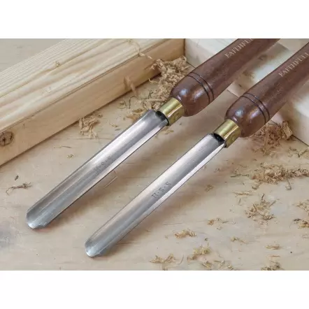 FAITHFULL - Pack Coffret bois de 8 outils de tournage HSS + 1 bédane à prix cassé Leman