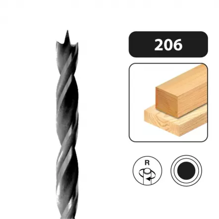 Foret Helicoïdale HSS Bois