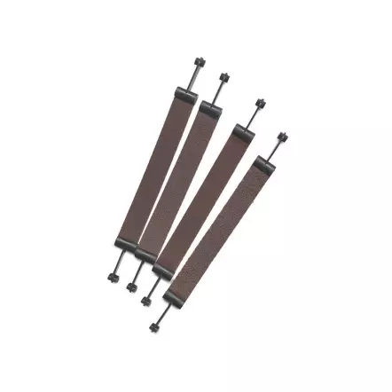 HEGNER - Bande de ponçage (x4) largeur de 6 mm pour scie à chantourner acceptant des lames à ergots (picots) - Entraxe 127 mm