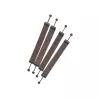 HEGNER - Bande de ponçage (x4) largeur de 6 mm pour scie à chantourner acceptant des lames à ergots (picots) - Entraxe 127 mm - 2