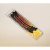 HEGNER - Bande de ponçage (x4) largeur de 6 mm pour scie à chantourner acceptant des lames à ergots (picots) - Entraxe 127 mm - 3