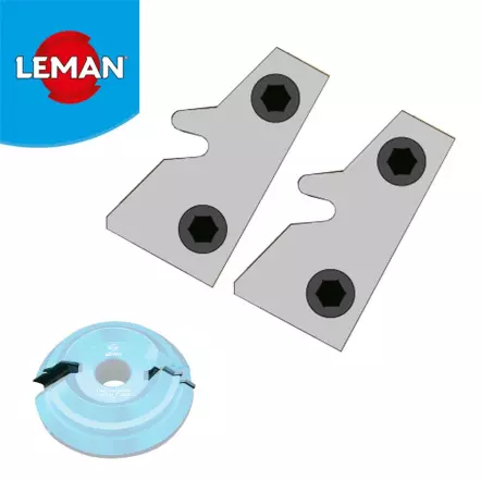 LEMAN - 2 Plaquettes bouvetage pour porte-outil 938.9.140.30.1328