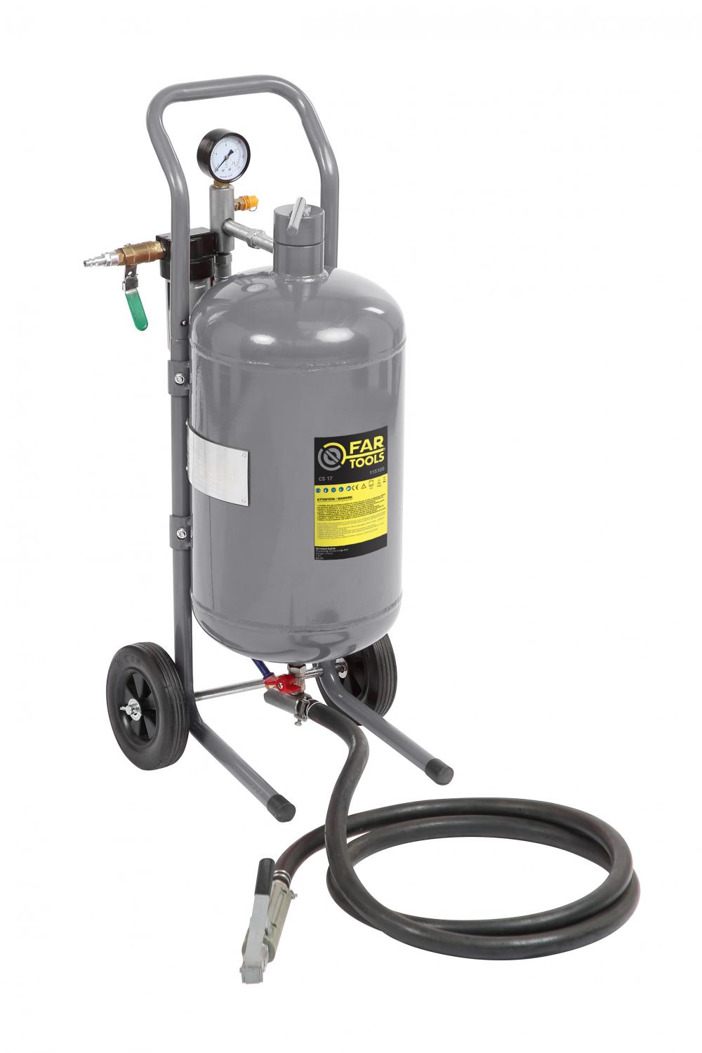 Sableuse Aérogommeuse Mobile Sur Roulettes 31,5L (50lb/23kg) - Neuf - Garantie 2 Ans
