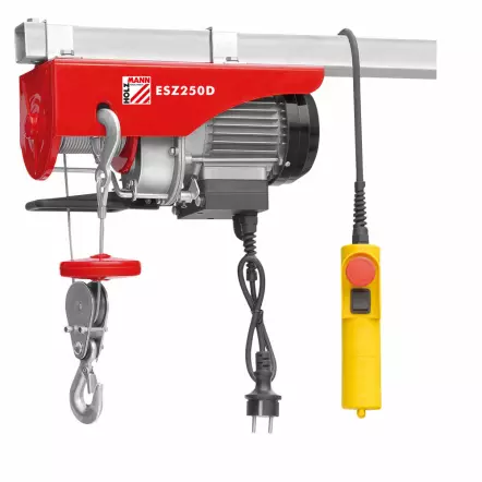 HOLZMANN - ESZ250D Palan électrique à câble 230V 500W - Charge max. 250kg