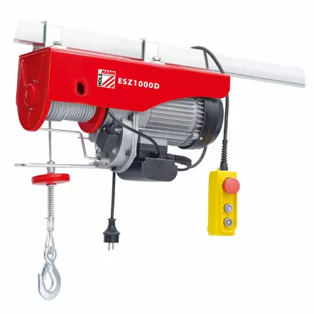 HOLZMANN - ESZ1000D Palan électrique à câble 230V 1600W - Charge max. 1000kg