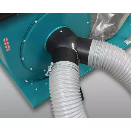 AS800 - Aspirateur à Bois d'Atelier 1500 W - Débit 2500 m3/heure - Capacité 153 Litres