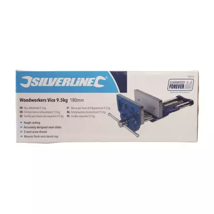 SILVERLINE - Étau d'ébéniste 180 mm 9,5 kg
