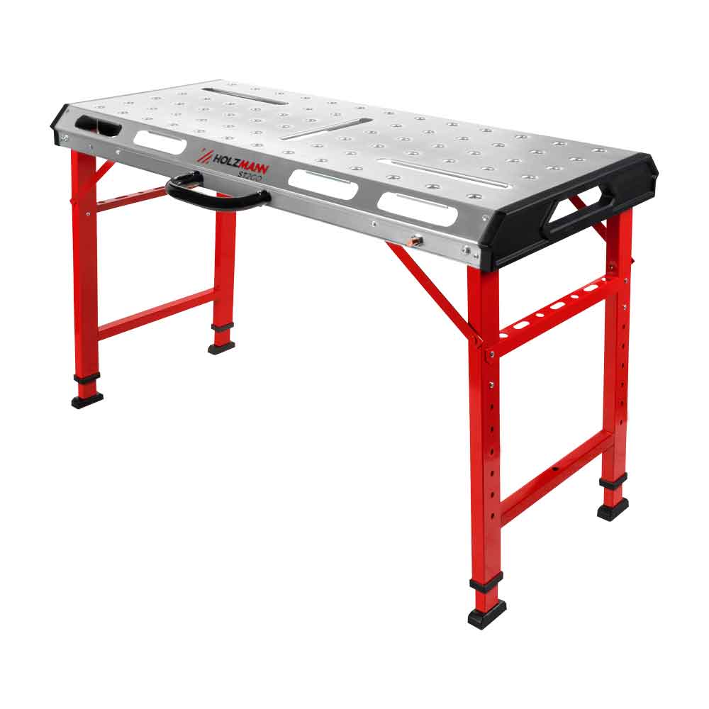 Table De Soudage Pliable FANTASK - Grand Plateau 107x53 Cm, Réglable En Hauteur, Charge Max 450 Kg - Idéale Atelier & Garage - 3