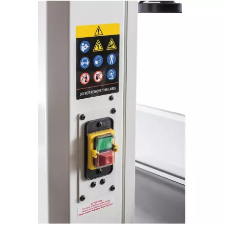 JWBS-18 Scie à ruban Roue ø470 mm Hauteur/Largeur de coupe maxi. : 406 et 457 mm - 400V/2,2kW (3CV)