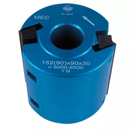 LEMAN - Porte-outils à moulurer Ht. 90mm - Al. 30mm ou 50mm (Diamètre 90mm ou 120mm)