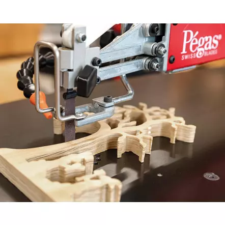 PÉGAS - Bande de ponçage (4 unités) pour scie à chantourner - Largeur 12 mm - Différents grains + panachage