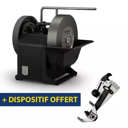 TORMEK T8 BLACK - Affûteuse à eau édition 50e anniversaire + Dispositif d'angle KS123 OFFERT - 200 W