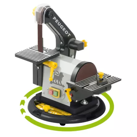 EnergySand-127 Combiné ponceur pivotant 250W 750x25mm diamètre 127mm
