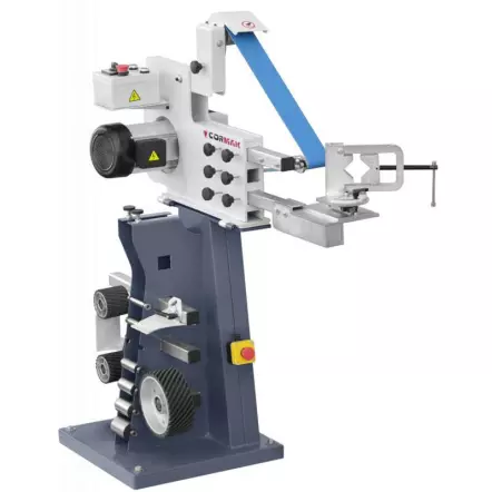CORMAK - STU75 - Backstand Professionnel Grugeuse et enocheuse - Bande 2000 x 75 mm - 400 V avec Moteur 1500 W