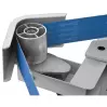 CORMAK - STU75 - Backstand Professionnel Grugeuse et enocheuse - Bande 2000 x 75 mm - 400 V avec Moteur 1500 W - 10