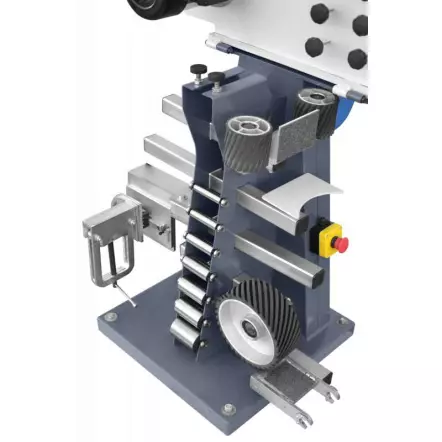 CORMAK - STU75 - Backstand Professionnel Grugeuse et enocheuse - Bande 2000 x 75 mm - 400 V avec Moteur 1500 W