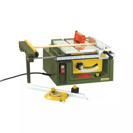PROXXON-FET-Mini-Scie-Circulaire-sur-table-de-precision-Table-300-x-300-mm-Hauteur-de-coupe-22-mm-27070