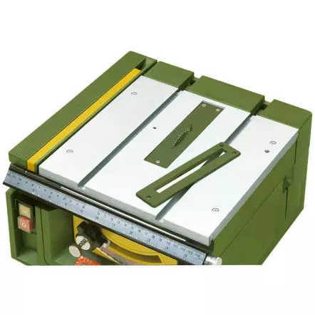 PROXXON - FET - Mini Scie Circulaire sur table de précision - Table 300 x 300 mm - Hauteur de coupe 22 mm