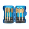 Mèches plates titanées, coffret 7 pcs (10-32mm) SILVERLINE - 1