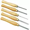 PROXXON - 27023 - Coffret de 5 outils de tournage HSS pour mini tour à bois - 3