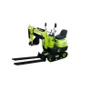 ZIPPER - ZI-MBGS600 - Mini Pelleteuse Essence & démarrage électrique - 6300 W -  Largeur 690 mm - 12
