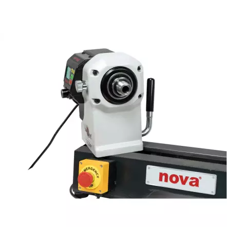 NOVA NEPTUNE 190 DVR - Tour à bois moteur sans courroie à entrainement direct - Distance 457 mm - 1,5 CV
