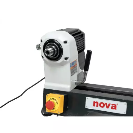 NOVA NEPTUNE 190 DVR - Tour à bois moteur sans courroie à entrainement direct - Distance 457 mm - 1,5 CV