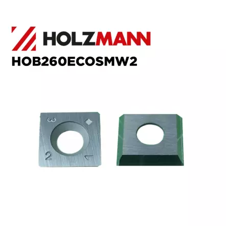 Jeu de 10 Plaquettes carbure de rechange pour raboteuse dégauchisseuse HOB260ECOSMW2