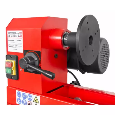 VD1100ECO - Tour à bois avec variateur de vitesses + Copieur - 1000mm - 400V S1 750W